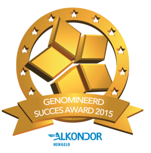 Nominatiebadge_2015 met logo